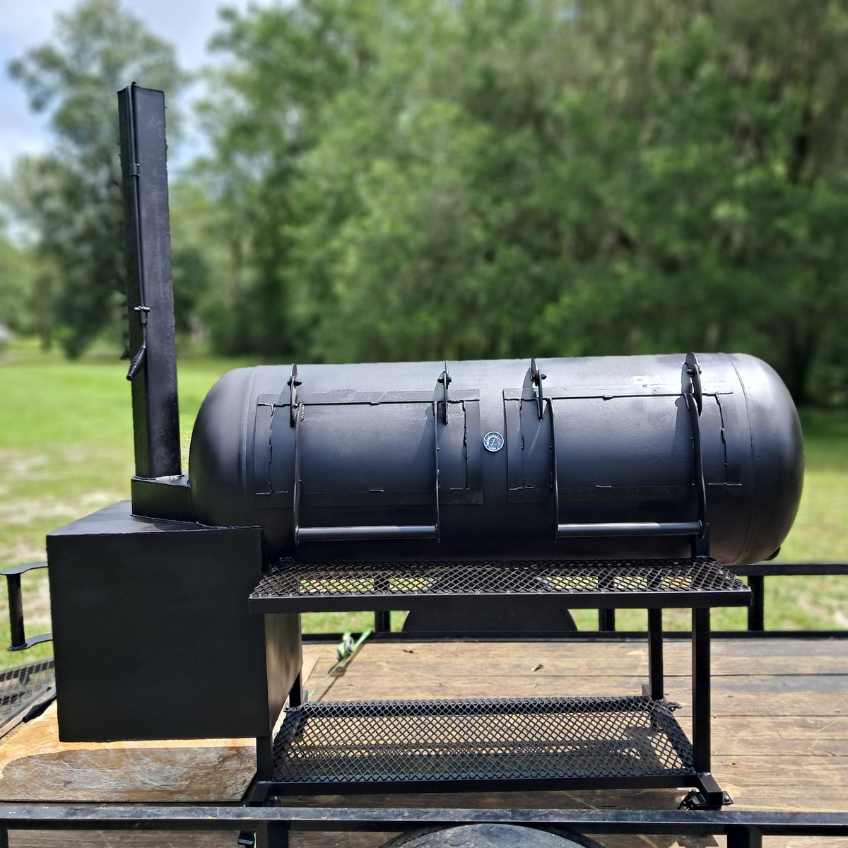 120 Gallon Reverse Flow Smoker - 6