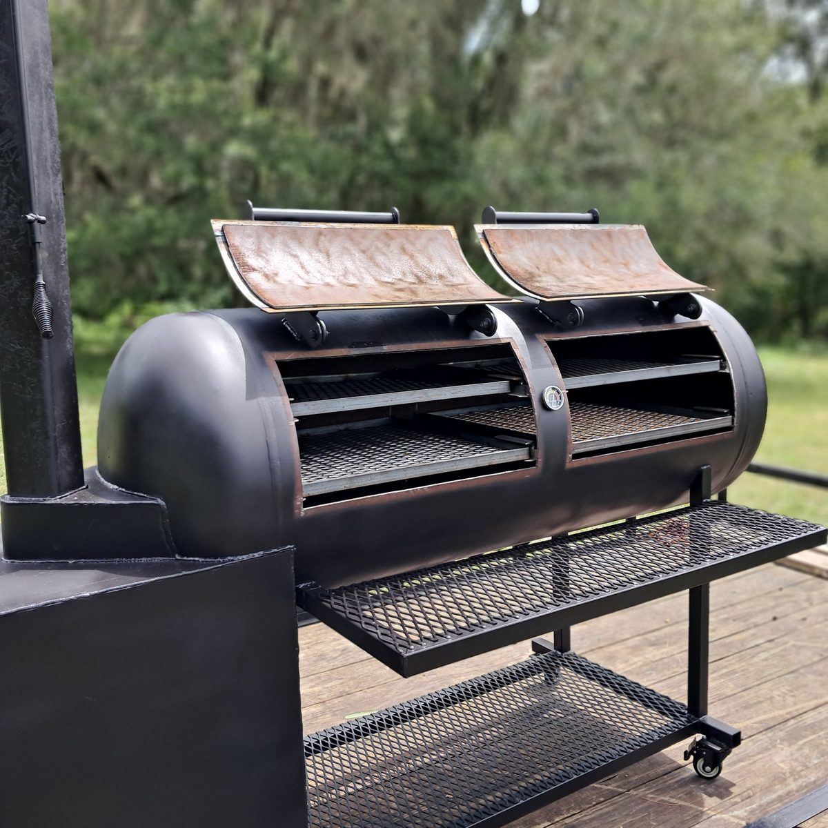 120 Gallon Reverse Flow Smoker - 7