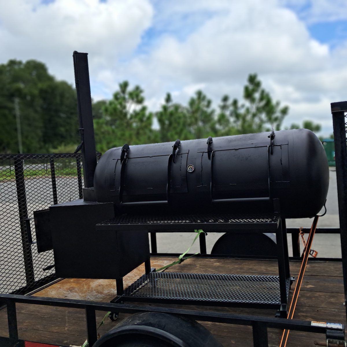120 Gallon Reverse Flow Smoker - 8